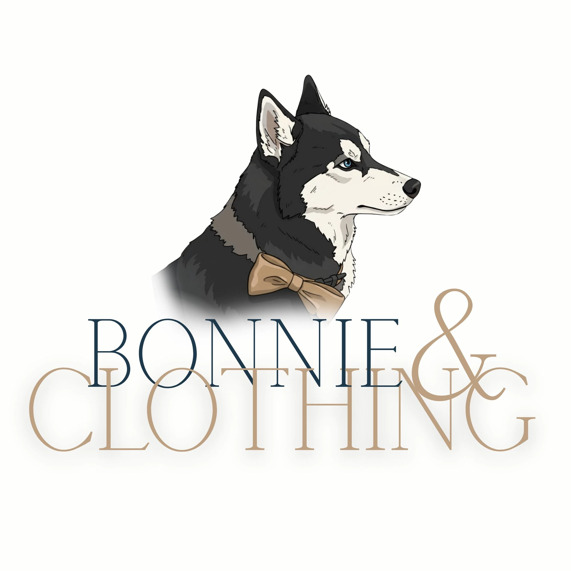 Responsive desktop and mobile views of the Bonnie & Clothing storefront